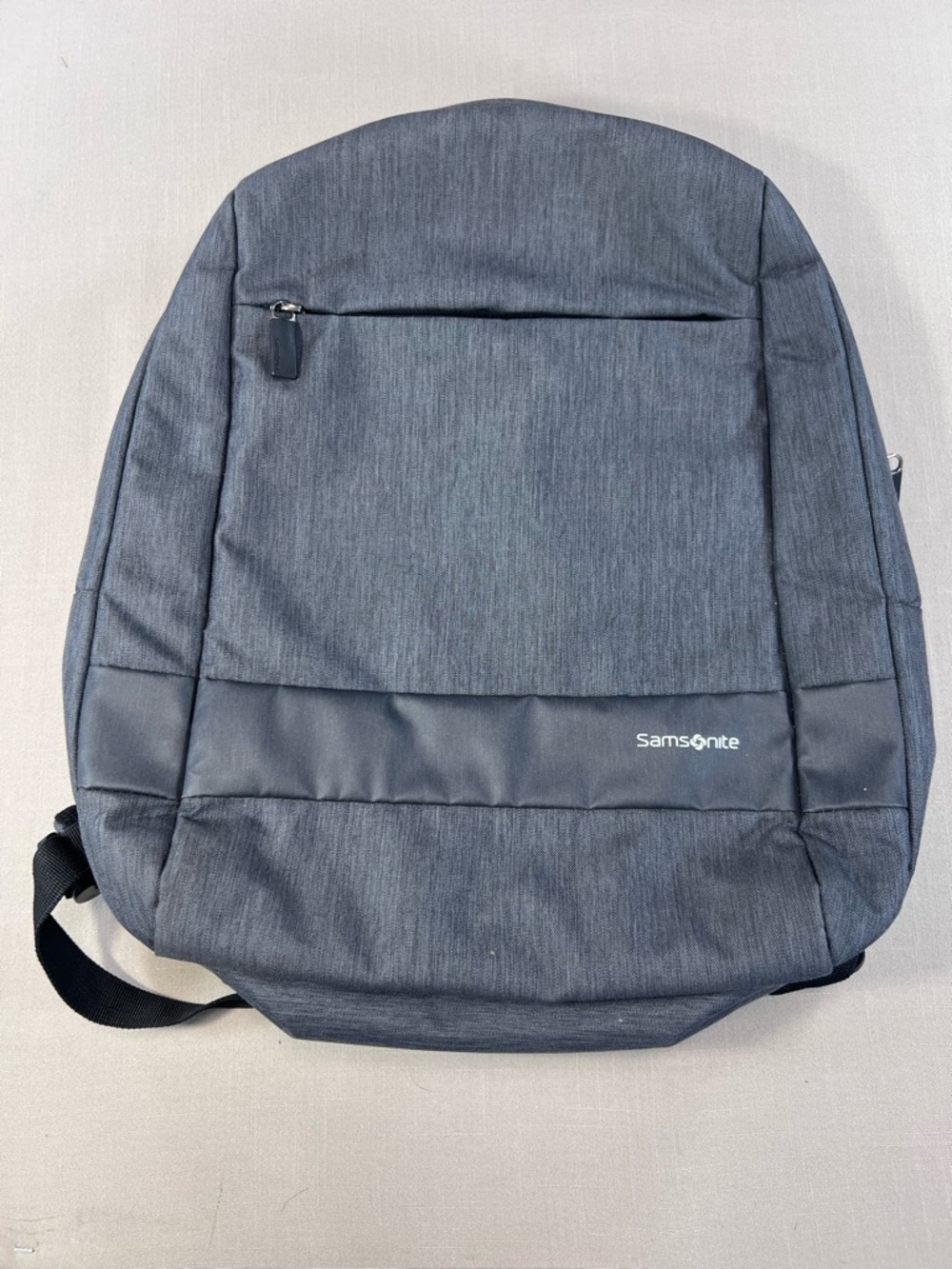 Samsonite Laptop Backpack Gray Heathered Mesh Back Panel Travel School Bag